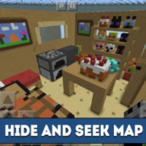 Скрыть and Seek Map for Minecraft PE