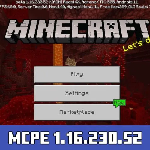 Minecraft PE 1.16.230.52