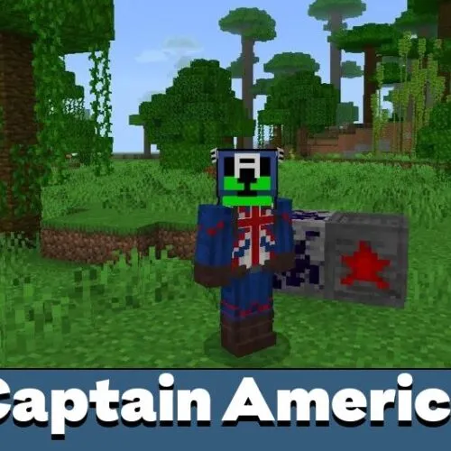Captain America Mod for Minecraft PE