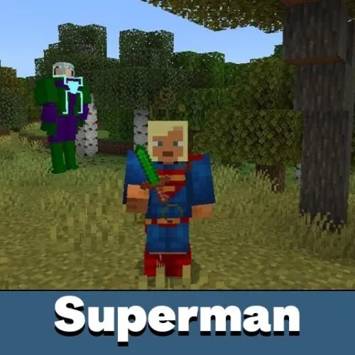 Superman Mod for Minecraft PE