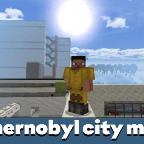 Chernobyl City Map for Minecraft PE (+Mod)