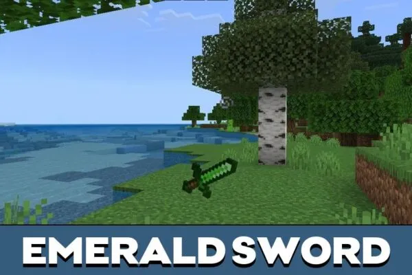 Emerald Sword from Мод Epic Fight для Minecraft PE