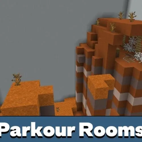 Parkour Rooms Map for Minecraft PE
