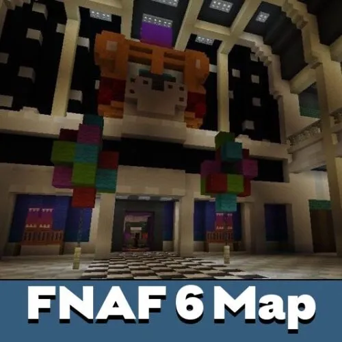 FNAF 6 Map for Minecraft PE