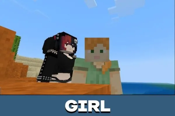 Girl from Мод Ellie для Minecraft PE