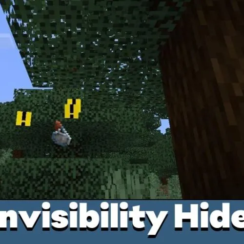 Invisibility Скрытьr Texture Pack for Minecraft PE