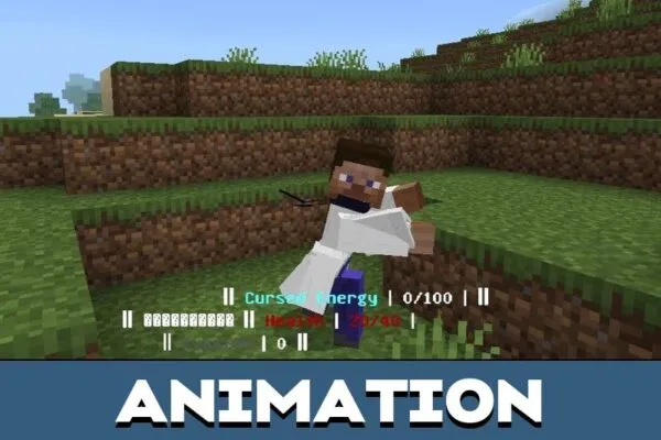 Animation from Мод Jujutsu Awakening для Minecraft PE