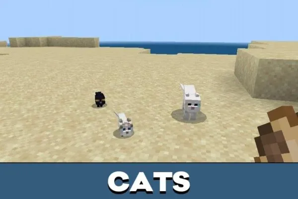 Cats from Текстур пак Fresh Animations для Minecraft PE