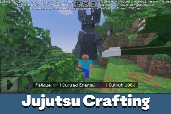 Jujutsu Crafting from Мод Jujutsu Awakening для Minecraft PE
