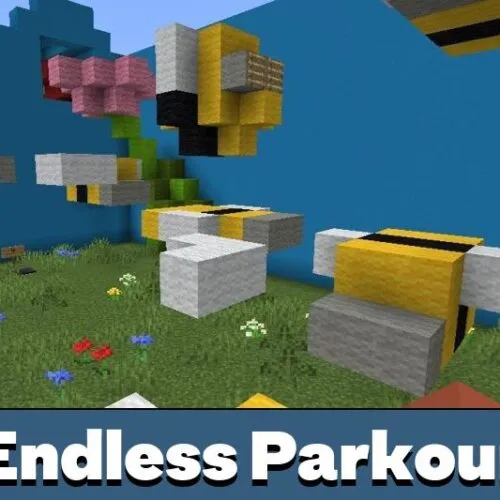 Endless Parkour Map for Minecraft PE