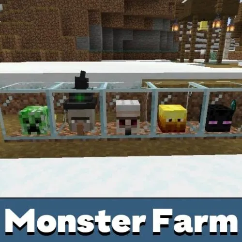 Monster Farm Mod for Minecraft PE
