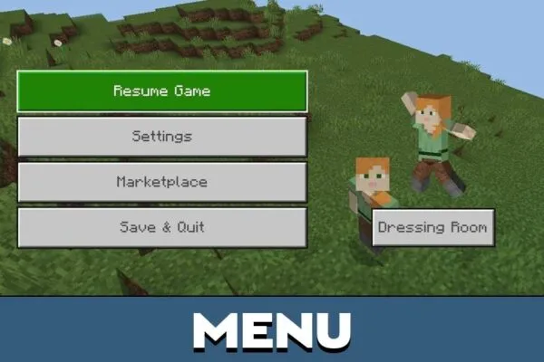 Menu from Мод Sodium для Minecraft PE