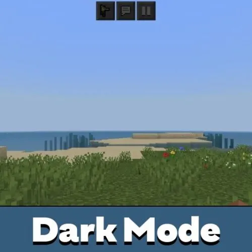Dark Mode Texture Pack for Minecraft PE
