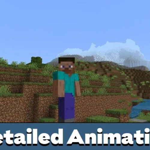 Detailed Animations Texture Pack for Minecraft PE
