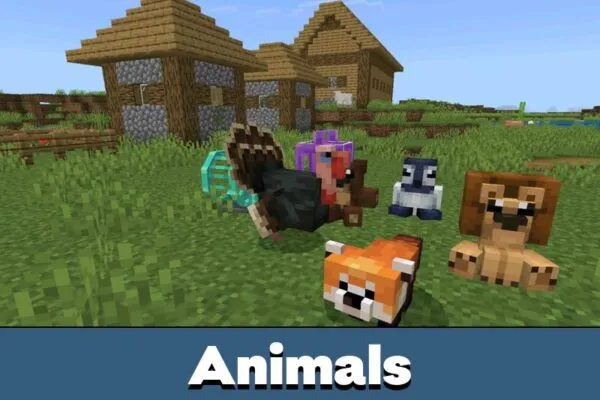 Animals from Мод Naturalist для Майнкрафт PE
