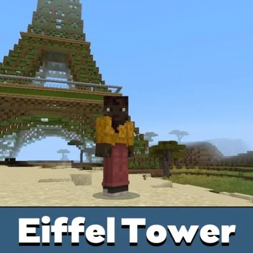 Eiffel Tower Mod for Minecraft PE