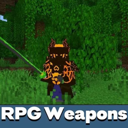 RPG Weapons Mod for Minecraft PE