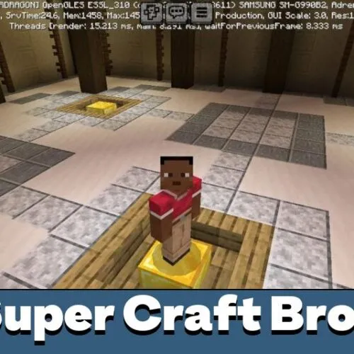 Super Craft Bros Map for Minecraft PE