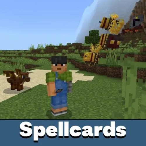 Spellcards Mod for Minecraft PE