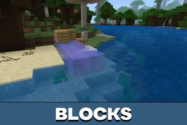 Blocks from Мод Effortless Building для Minecraft PE