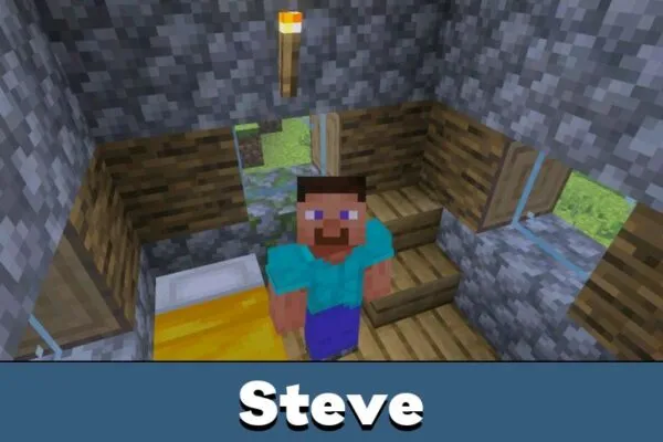 Steve from Текстур пак Better Sounds для Minecraft PE