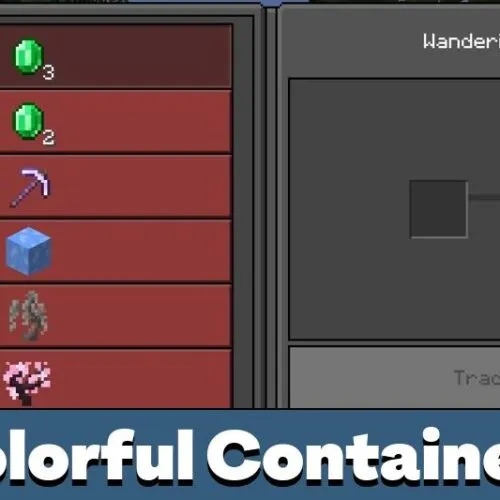 Colourful Containers Texture Pack for Minecraft PE