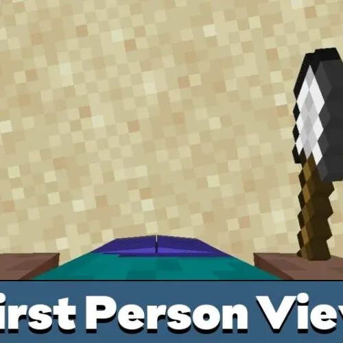First Person View Texture Pack for Minecraft PE