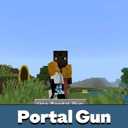 Portal Gun Mod for Minecraft PE