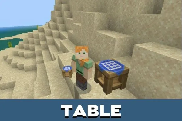 Table from Мод Furniture Builder для Minecraft PE
