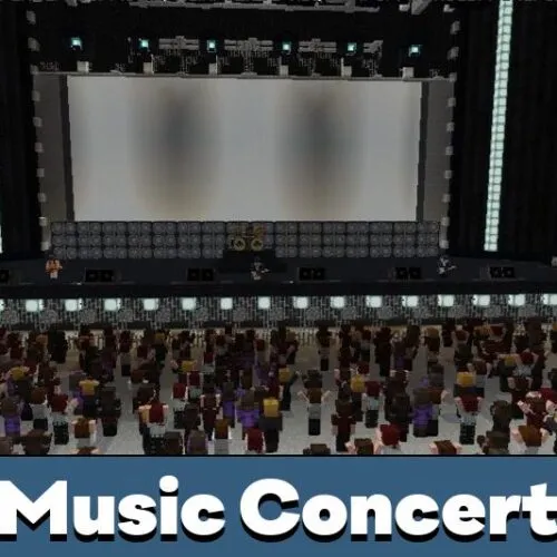 Music Concert Map for Minecraft PE
