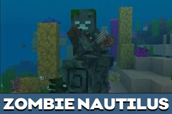 Zombie Nautilus from Minecraft PE
