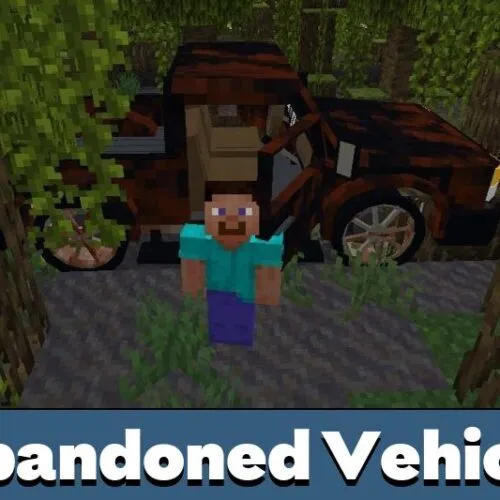 Abandoned Vehicles Mod for Minecraft PE
