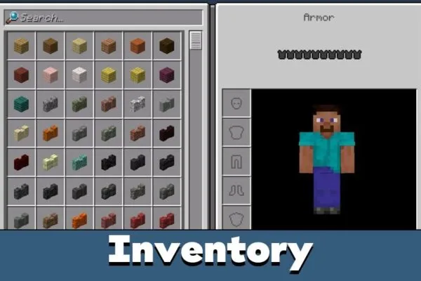 Inventory from Текстур пак VDX Java UI для Minecraft PE