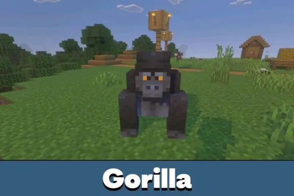 Gorilla from Мод Naturalist для Майнкрафт PE
