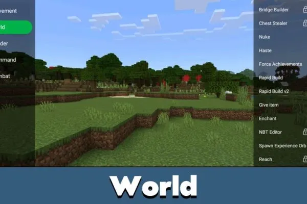 World from Чит Toolbox для Minecraft PE