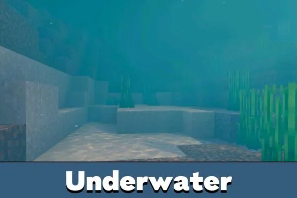 Underwater from Шейдер Prizma для Minecraft PE