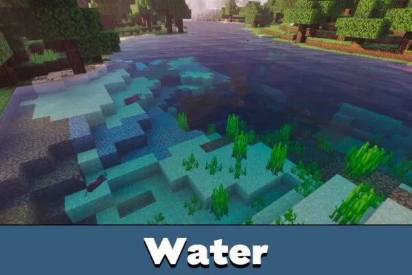 Water from Шейдер Prizma для Minecraft PE
