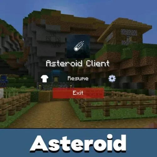 Asteroid Client Texture Pack for Minecraft PE