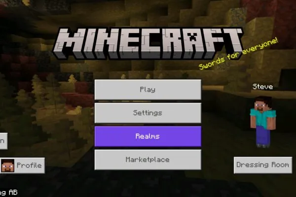 Menu from Minecraft 26.31