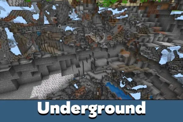 Underground from Full Bright Texture Pack Minecraft PE