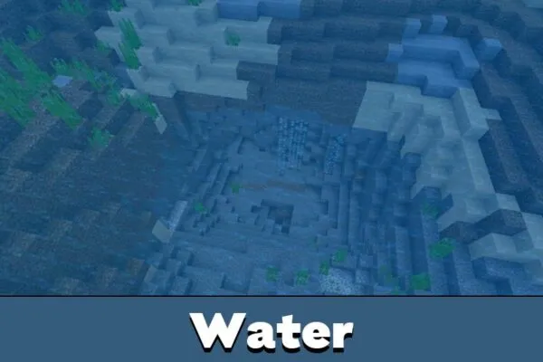 Water from Full Bright Texture Pack Minecraft PE