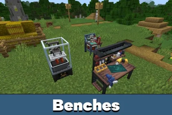 Benches from Мод TACZ для Майнкрафт PE