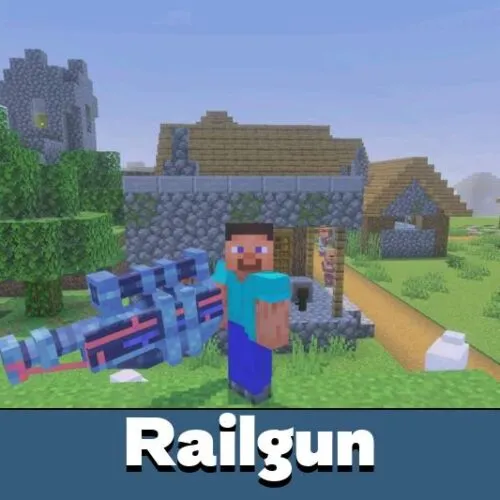 Orbital Railgun Mod for Minecraft PE