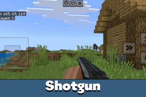 Shotgun from Мод TACZ для Майнкрафт PE