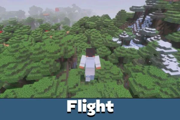 Flight from Мод Viltrumite для Minecraft PE