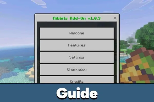 Guide from Мод Ribbits для Minecraft PE