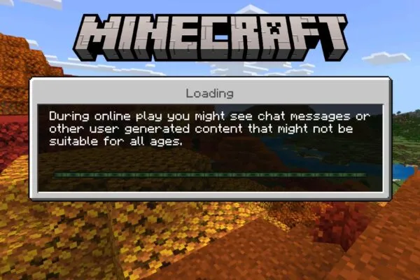 Minecraft 26.50 apk loading