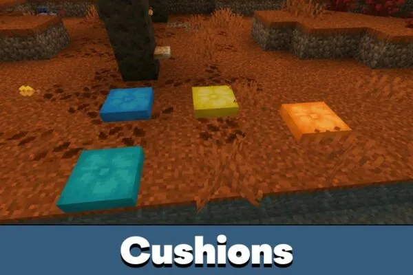 Cushions from Minecraft 26.51